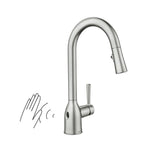 Adler Single Handle Kitchen Faucet with, Spot-resistant Stainless