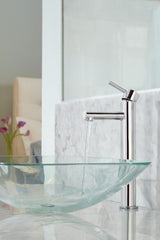 Align Single Handle High Arc Vessel Single Hole Bathroom Sink Faucet, WaterSense Certified, Chrome