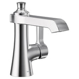 Flara Single Handle Single Hole Bathroom Sink Faucet, Chrome