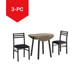 Dining Set, Taupe, 3-pc