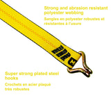 10,000-lb Ratchet Tie Down Strap, Abrasion Resistant, 2-in x 27-ft