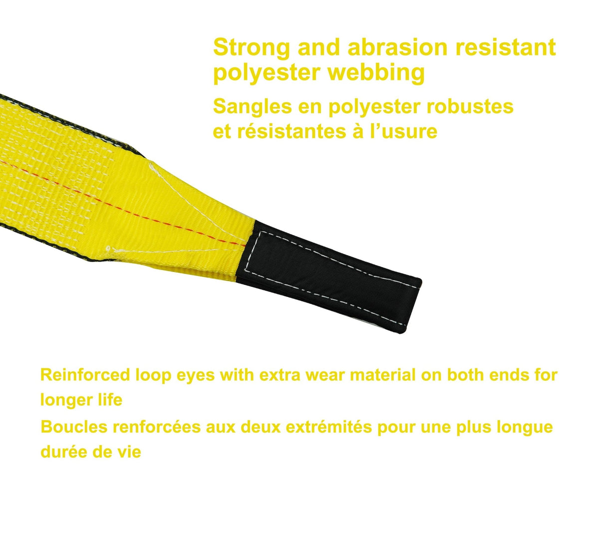 20,000-lb Tow Strap, 4-in x 30-ft