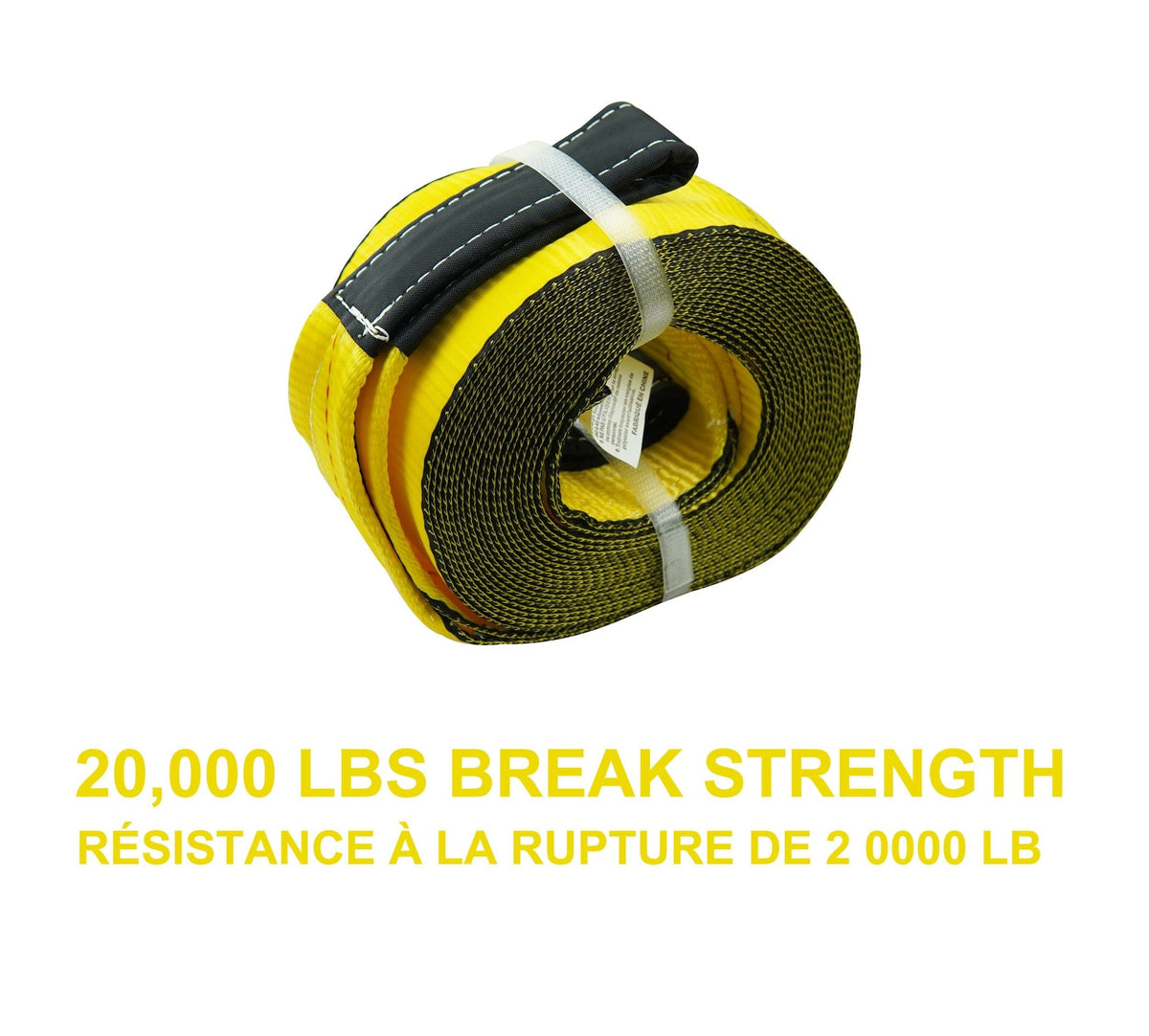 20,000-lb Tow Strap, 4-in x 30-ft