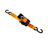 3,300-lb Retractable Heavy-Duty Ratchet Tie Down Straps, 2-in x 10-ft, 2-pk