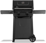 Rebel 365 2-Burner LP Gas BBQ, Matte Black