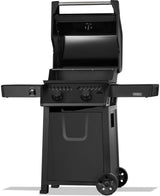 Rebel 365 2-Burner LP Gas BBQ, Matte Black