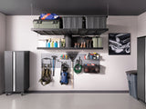Wall Mounted Steel Shelf, 2-ft x 8-ft