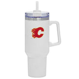 Travel Mug with Straw and Handle, 40-oz