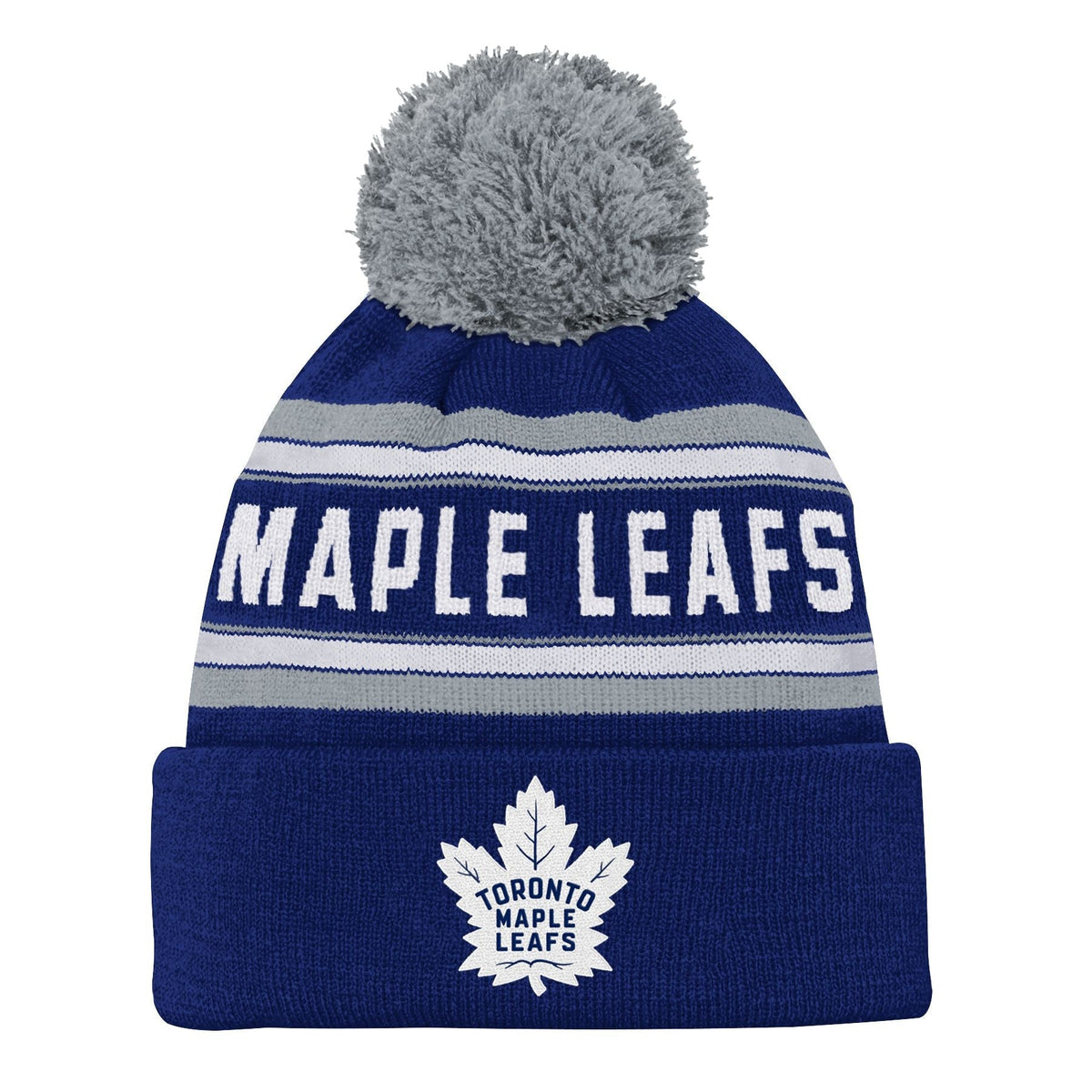 Jacquard Cuffed Knit Pom Toque, Youth