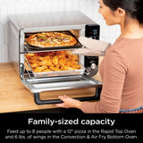 Ninja Double Door 12-in-1 Countertop Electric Convection Oven & Air Fryer with