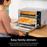 Ninja Double Door 12-in-1 Countertop Electric Convection Oven & Air Fryer with