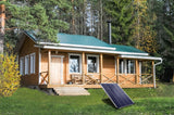 100 Watt, 12V Crystalline Solar Panel Kit with Stand and Charge Controller