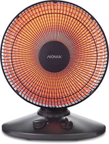 Oscillating Parabolic Dish Portable Radiant Electric Space Heater, 1000W, Black