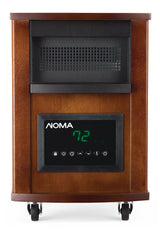 Wood Cabinet Infared Space Heater withRemote Control & Thermostat, 1500W