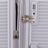 Outbound Hardside Medium Luggage Bag, Silver