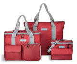 Outbound Soft Cooler and Tote Combo, Red, 3-pk