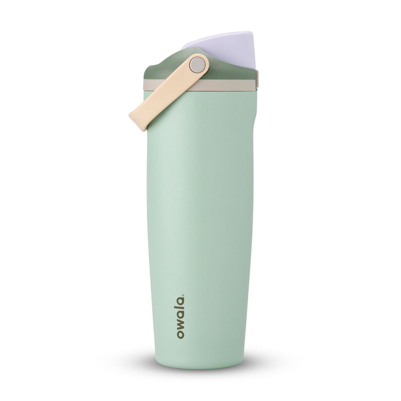 Sway Stainless Steel Insulated Portable Reusable Water Bottle, with Built-in Straw, Various Colours, 30-oz R2968