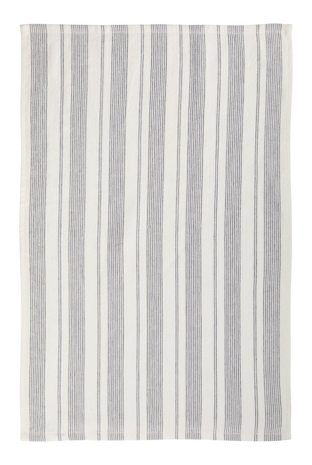 All-Purpose Striped Cotton Terry Kitchen Towels, Grey, 2-pk