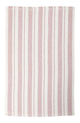 All-Purpose Striped Flatweave Terry Kitchen Towels, Red, 2-pk