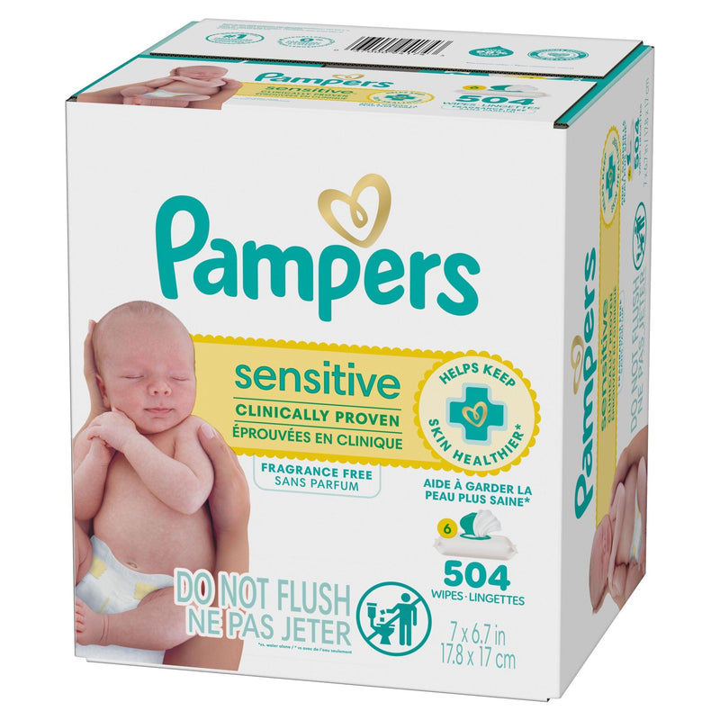 Unscented Sensitive Skin Baby Wipes, 504-pcs, 6-pk L7287