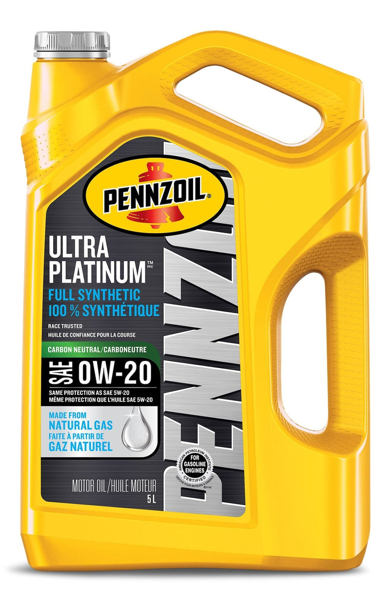 Ultra Platinum 0W20 Synthetic Engine/Motor Oil, 5-L W8773