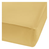 Bamboo Baby Crib Fitted Sheets, Curry