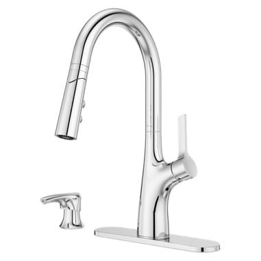 Ceylon Pull-Down Kitchen Faucet, Polished Chrome