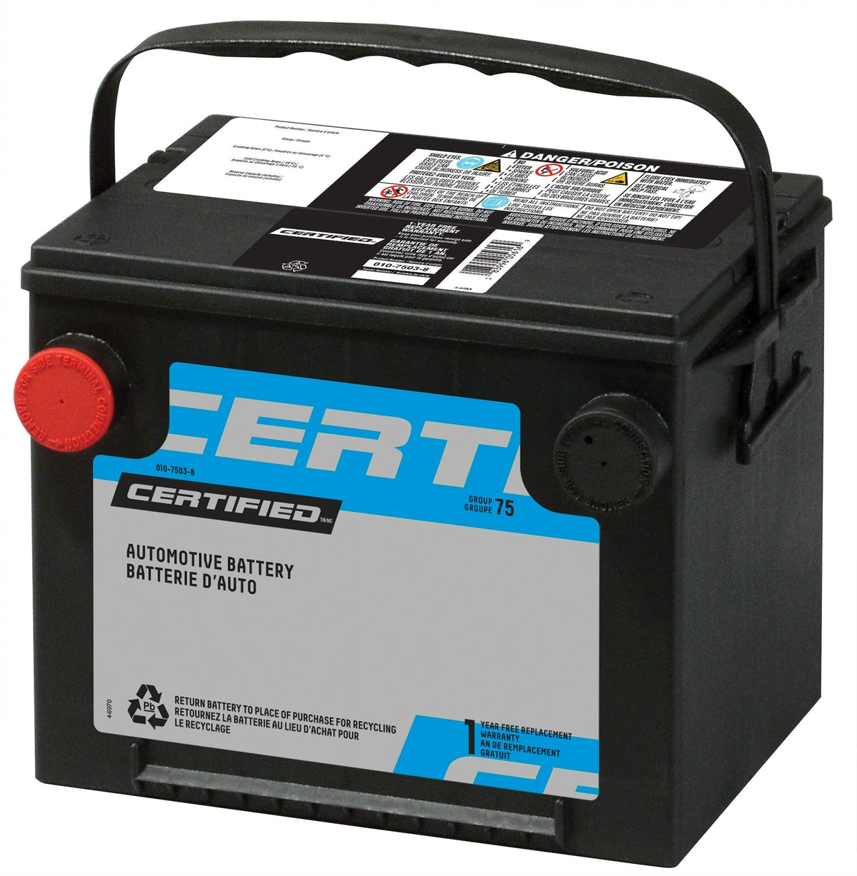 Group Size 27 Starting Battery, 1050 MCA