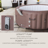 Hawaii Smart AirJet 6-Person Terracotta Round Spa, 77-in x 28-in
