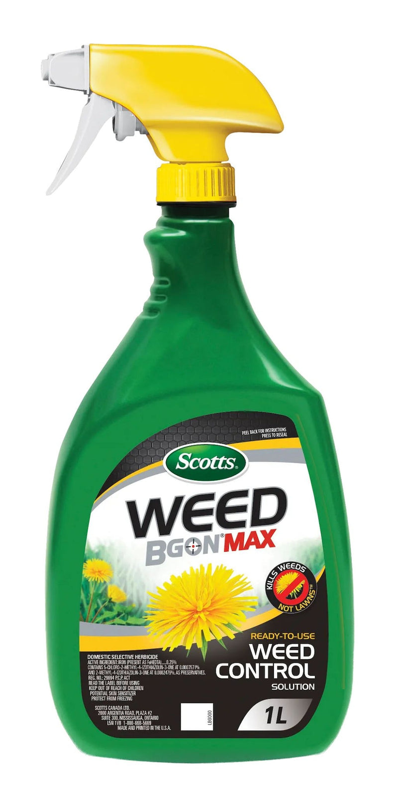 Weed B Gon MAX Weed Control Concentrate for Lawns, 1-L D5015