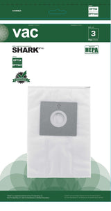 Shark HEPA Replacement Vacuum Cleaner Bags, Style EP754C, 3-pk