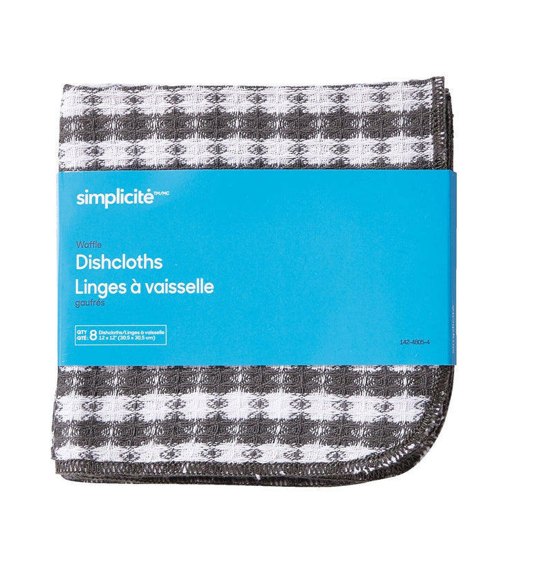 Waffle Dishcloths, 8-pk R9805