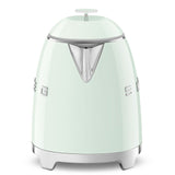 50's 1400W Retro Style Electric Mini Countertop Kettle with Cordless Base, Pastel Green, 0.8-L