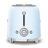 Retro Style Electric Toaster with Multi-Function Control, Light Blue, 2-Slices