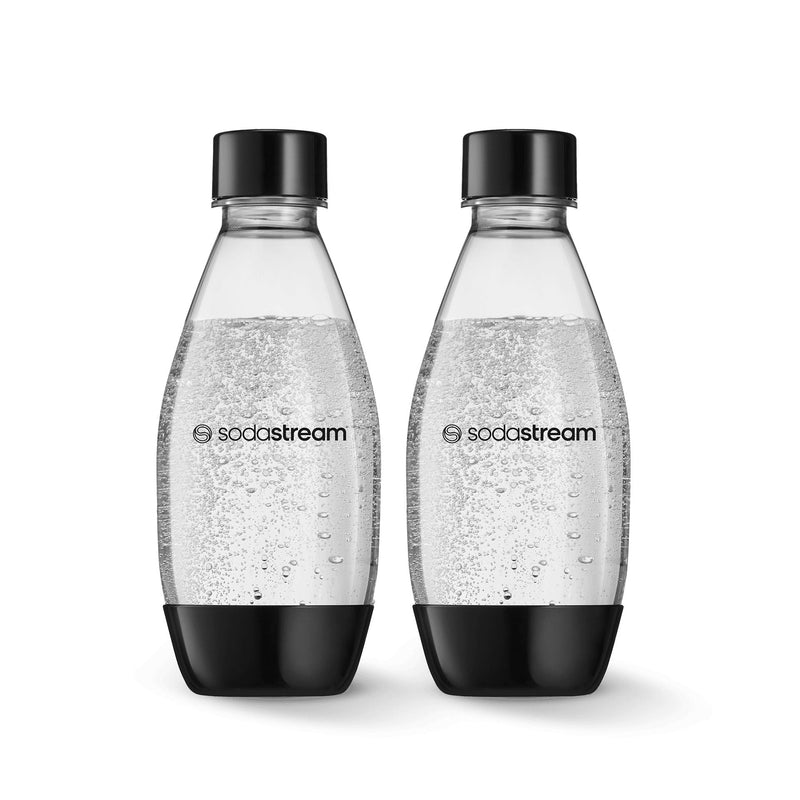 Carbonating Bottle, Dishwasher Safe, BPA-Free, Black, 0.5-L, 2-pk S242