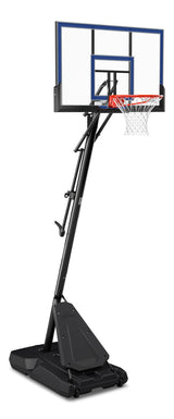 Hercules Acrylic Portable Adjustable Basketball Backboard, Hoop & Net System, 50-in