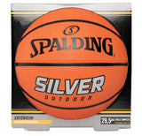 Silver Outdoor Rubber Basketball, Official Size 7 (29.5-in), Orange