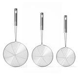 3PC STAINLESS STEEL STRAINER SET