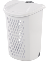 Bushel Ultra Laundry Hamper with Wheels, 20.1 L x 15.4 W x 26.75-in H