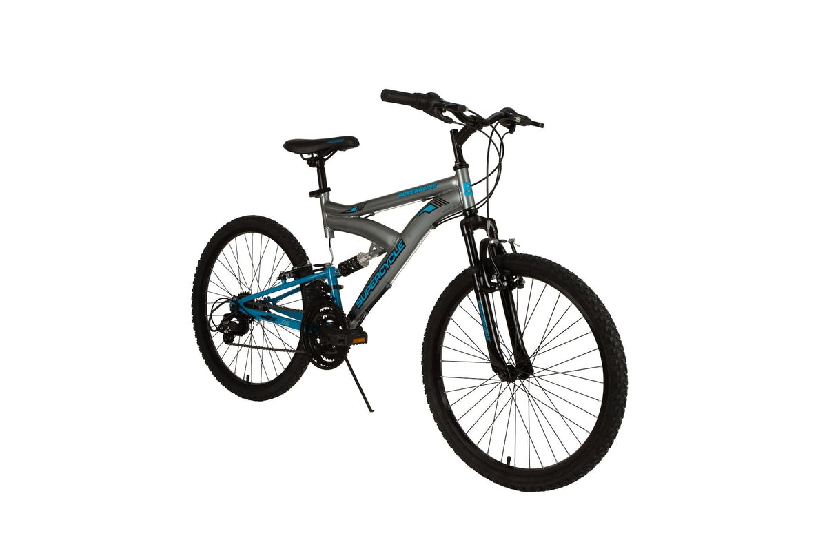 Adrenaline Youth DS Mountain Bike 24-in, Grey