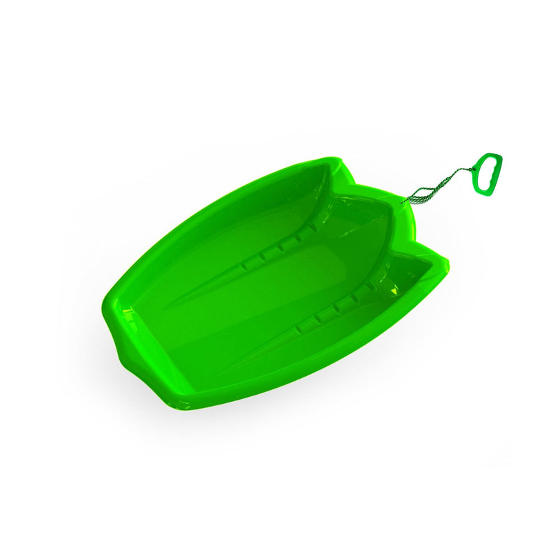 T-Rex Dinosaur Paw Kids' 1-Person Plastic Winter Snow Sled/Toboggan with Tow Rope H1462