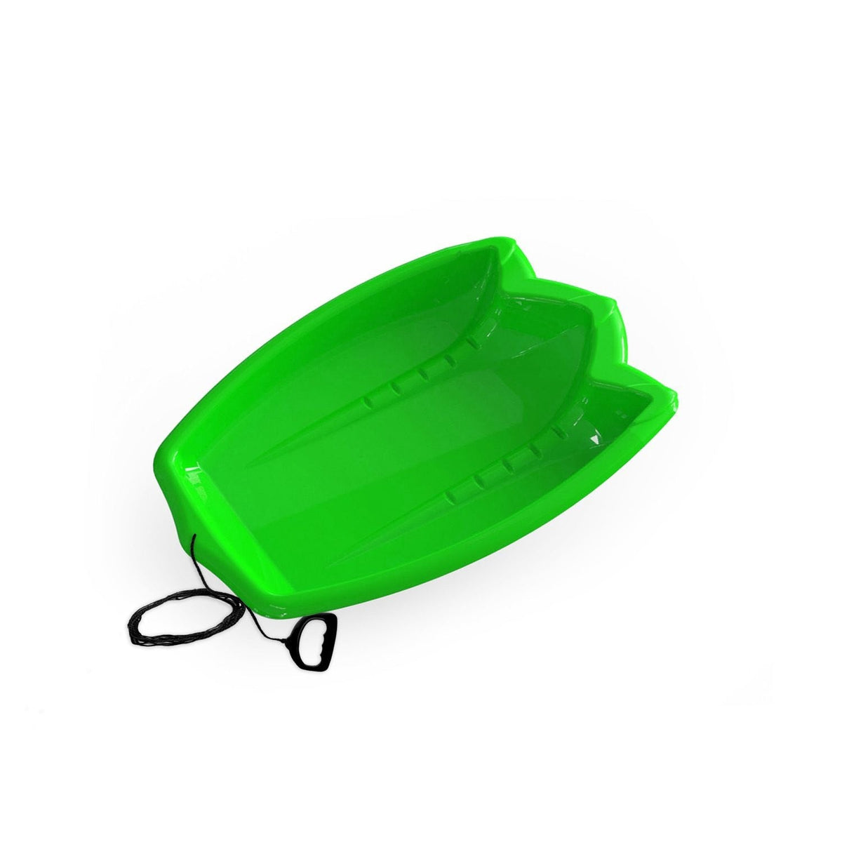 T-Rex Dinosaur Paw Kids' 1-Person Plastic Winter Snow Sled/Toboggan with Tow Rope