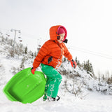 T-Rex Dinosaur Paw Kids' 1-Person Plastic Winter Snow Sled/Toboggan with Tow Rope