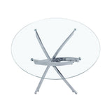 Star Glass Round Dining Table