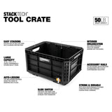 Auto-Locking Tool Storage Crate