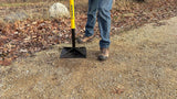 Tradesman Steel Leveling Garden Tamper with Rubber Grip, 10-in x 10-in