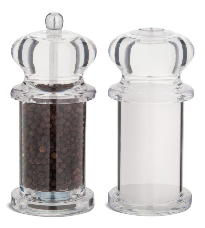 Traditional Pepper Mill & Salt Shaker, 5.5-in I5149
