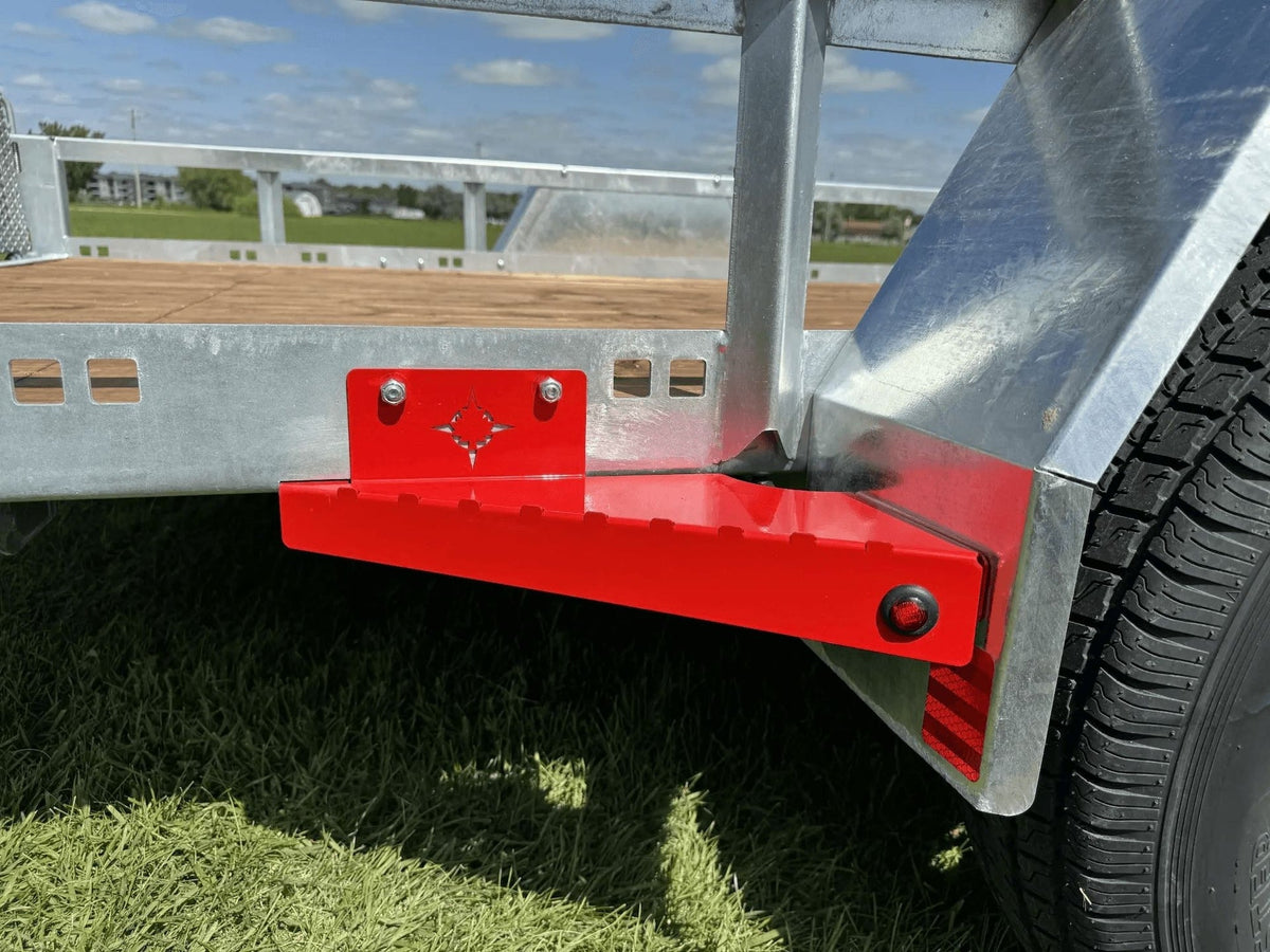 77-in x 12-ft Utility Trailer With Gate, Silver