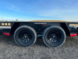 83-in x 16-ft Tandem Axle Utility Trailer, Black