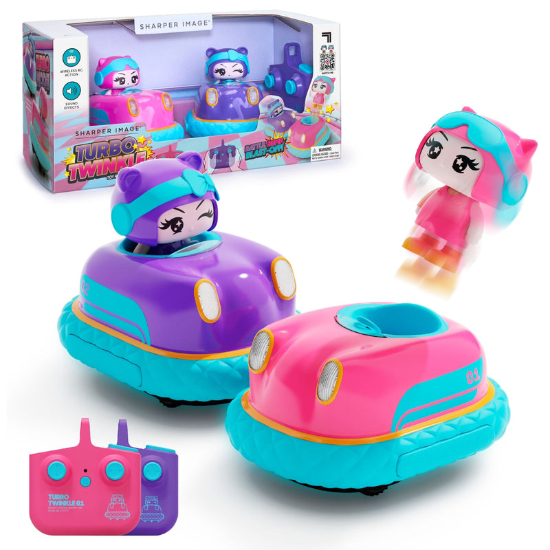 Turbo Twins Bumper Cars Pink W4687